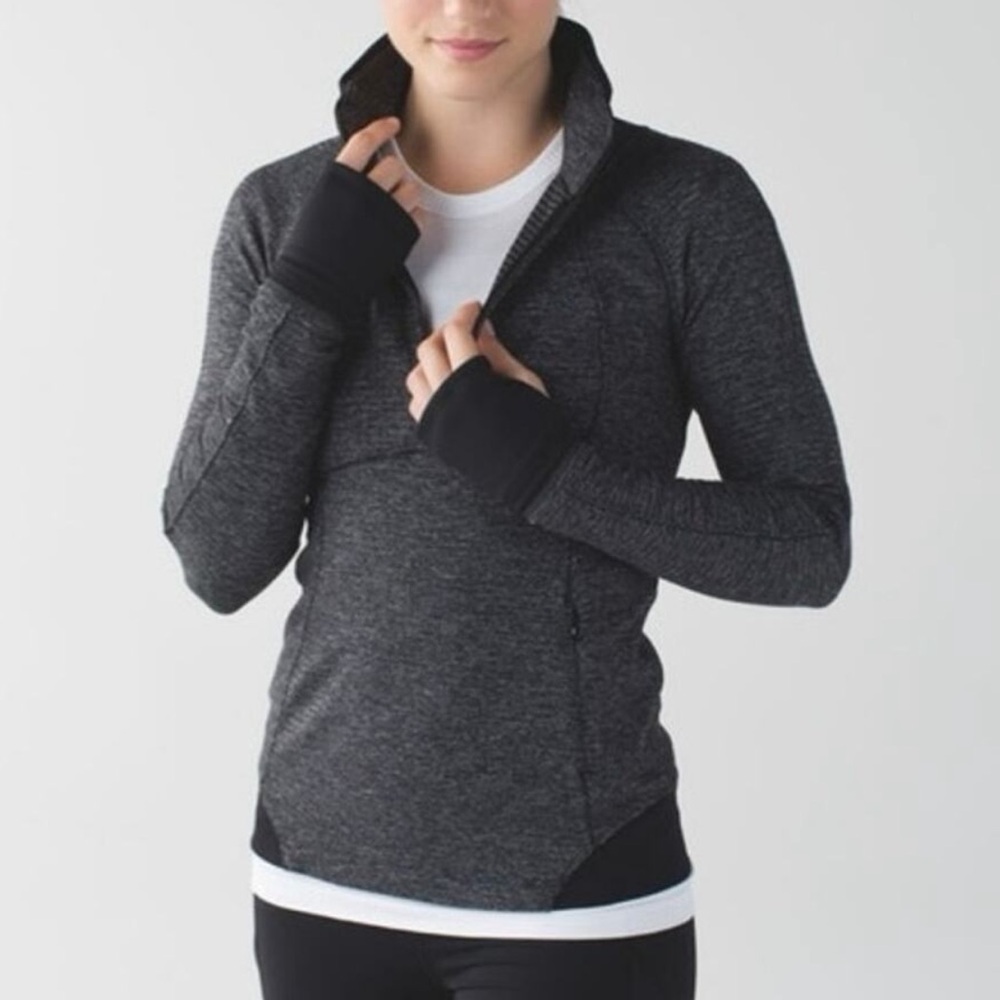 Lululemon Athletica Charcoal Zip-Up Hoodie